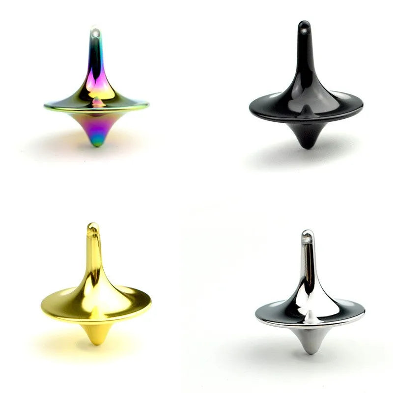 Metal Gyroscope Spinning Top Fidget Toy – Stress Relief Gift Fidget Gyroscope Toy Oasis Select