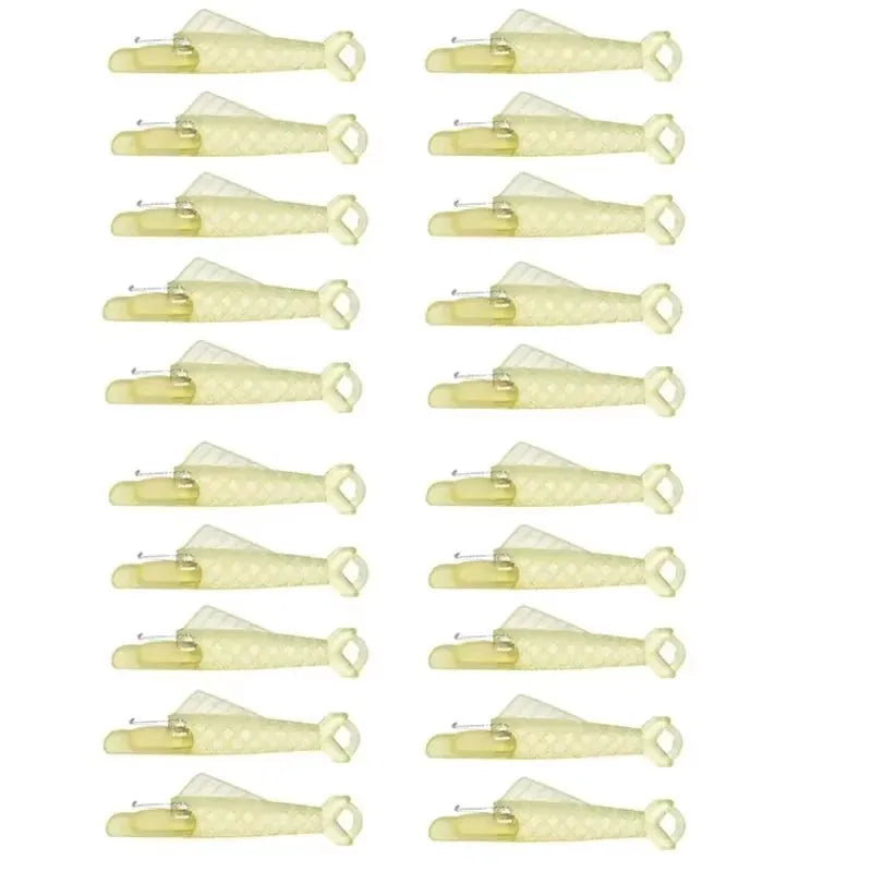 1-20Pcs Automatic Needle Threader DIY Tool Home Hand Sewing Machine Device Thread Auto Needle Cross Stitch Sewing Accessories Oasis Select 20pcs yellow