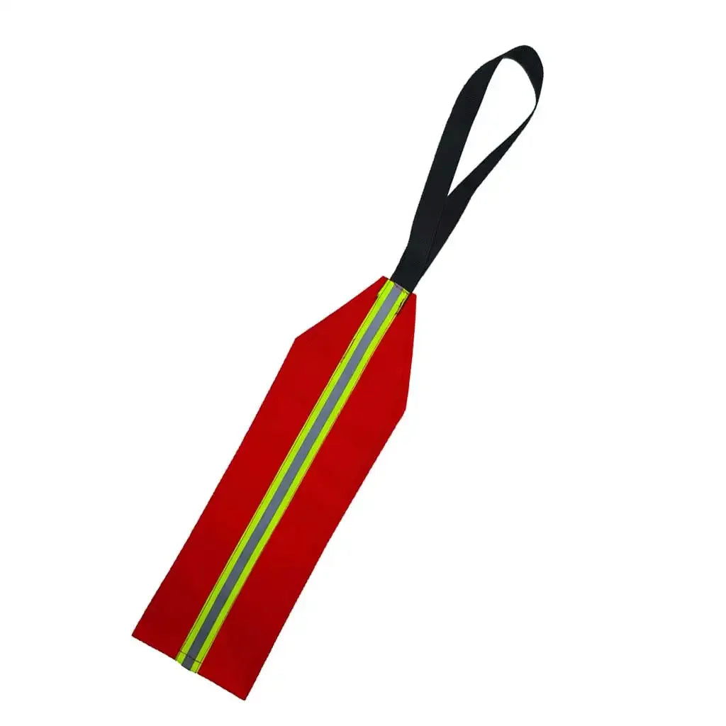 Safety Travel Flag for Kayak Canoe Red Warning Flag with Webbing for Kayak SUP Towing Canoes Truck Safety Accessories Kit Oasis Select