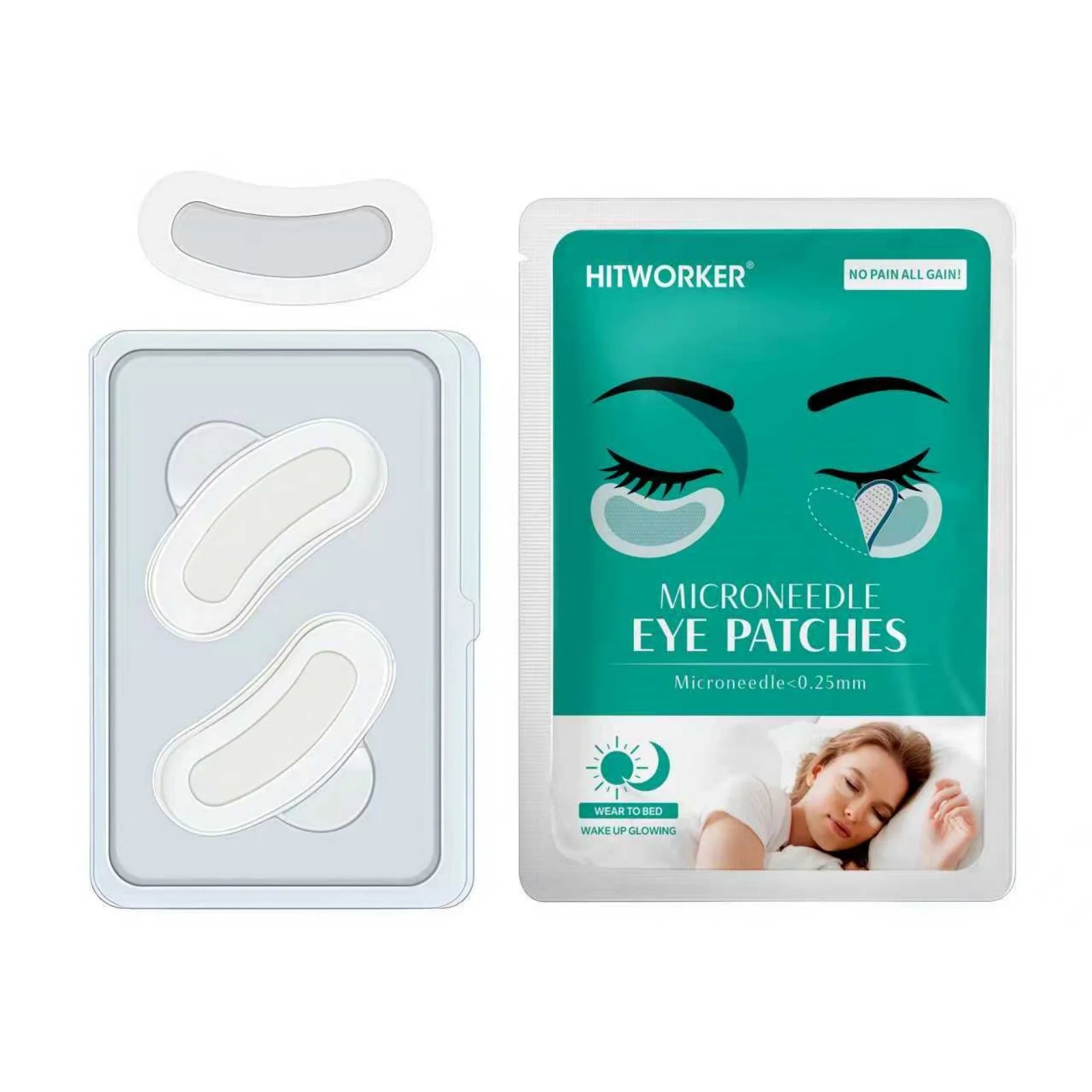 Microneedle Hyaluronic Acid Eye Patches – Firm & Hydrate Eye Patch Mask Oasis Select