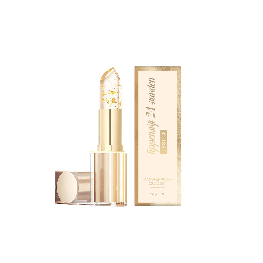 Gold Foil Color-Changing Lipstick | Hyaluronic Acid Lip Balm Color-Changing Lipstick Oasis Select 3.5g Boxed