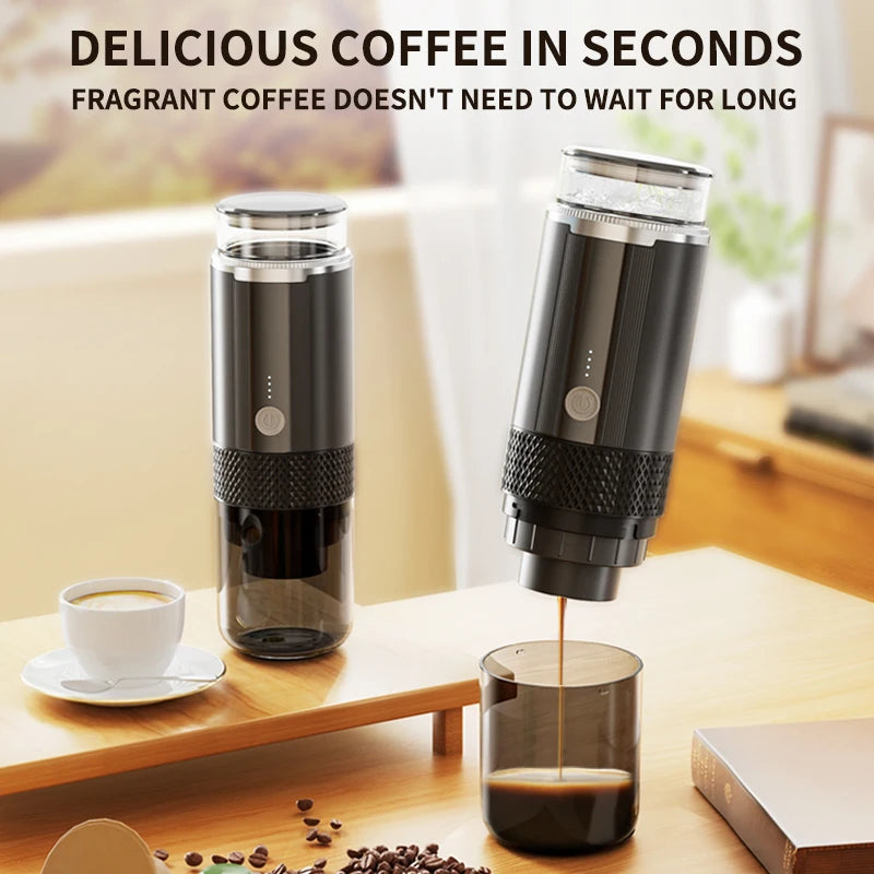 Portable Coffee Machine Coffee Maker Electric Capsule Ground Brewer Fit For Powder and Coffee Capsul Suitable Oasis Select
