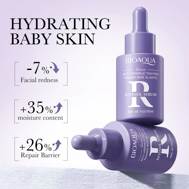 BIOAQUA Vitamin C Retinol Hyaluronic Acid Serum Set 2pcs Face Serum Set Oasis Select