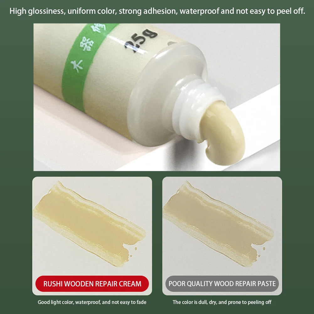 25g Wood Furniture Repair Paste – Scratch & Crack Filler