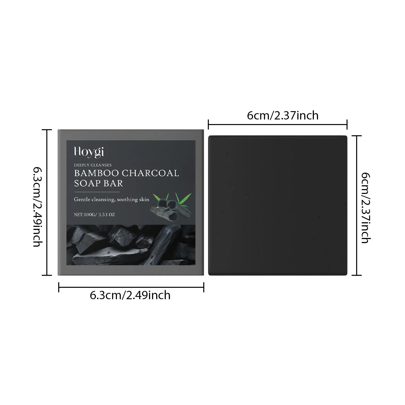 Bamboo Charcoal Body Soap – Pore Cleansing & Moisture Lock