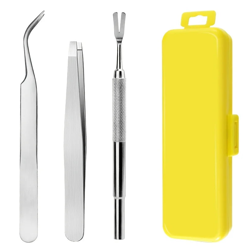 Stainless Steel Pet Grooming Flea Removal Tool Set, Portable and Washable Pet Grooming Products, Suitable for Cats and Dogs Oasis Select 3PCS