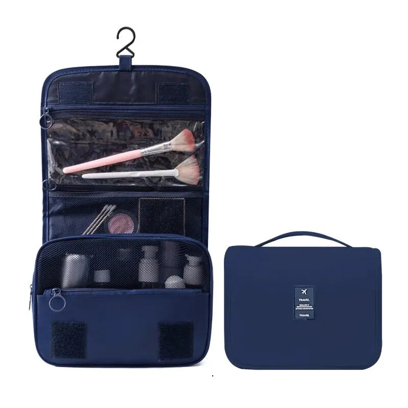 Travel Hanging Makeup Bag – Large Capacity Dry Wet Separation