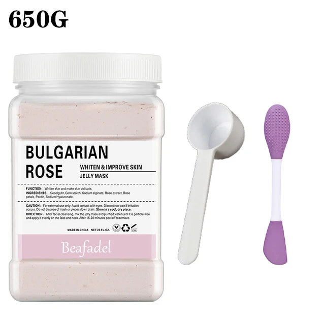 650g Hydro Soft Jelly Mask Powder DIY jelly Masks Peel Off Hyaluronic Acid Facial Skin Care Rose Mask For Face Oasis Select 650g ROSE MASK China Mainland
