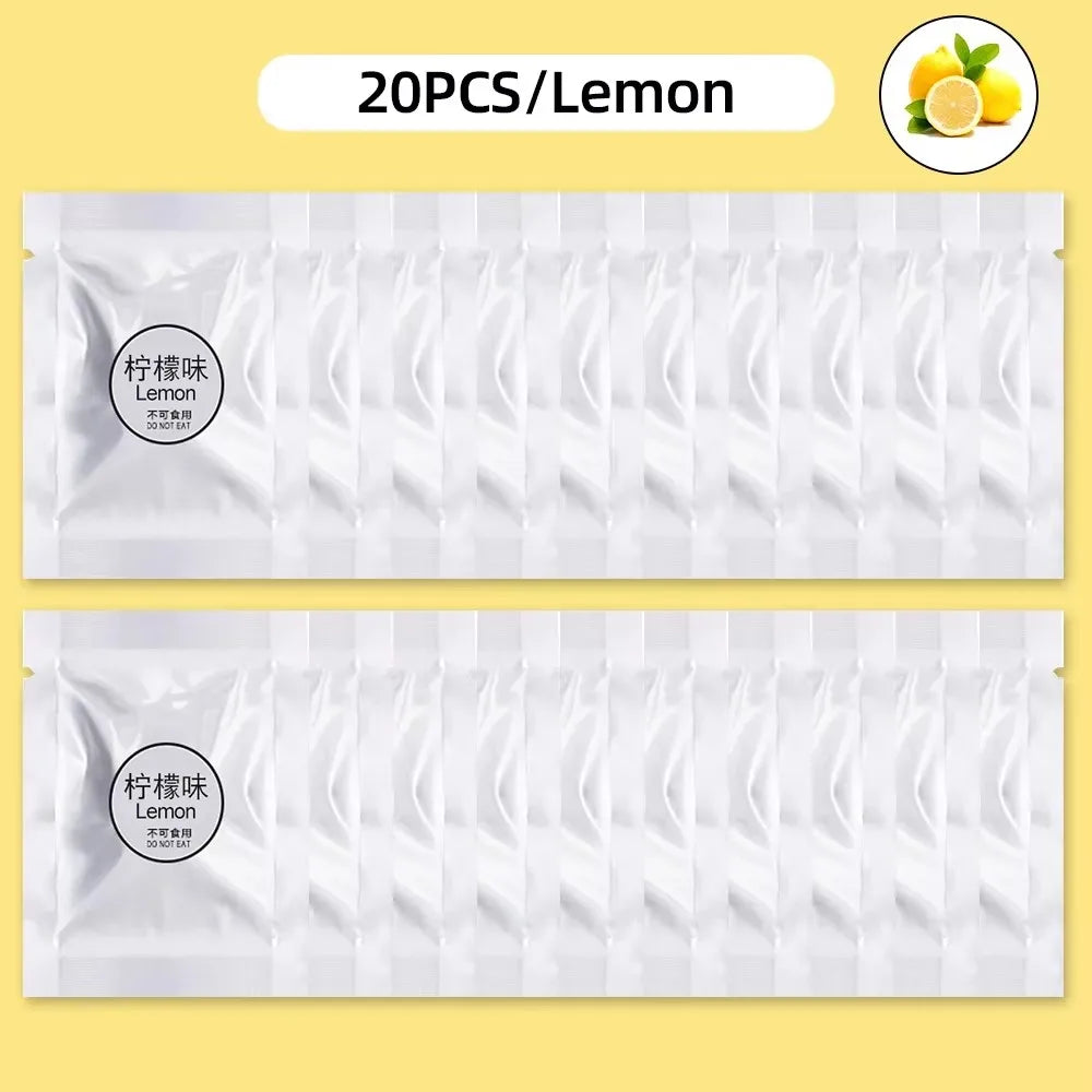10/20Pcs Car Air Freshener Refills Aroma Diffuser Car Perfume Refills Replacement Pads For Car Fragrance Accessories Oasis Select Lemon-20pcs