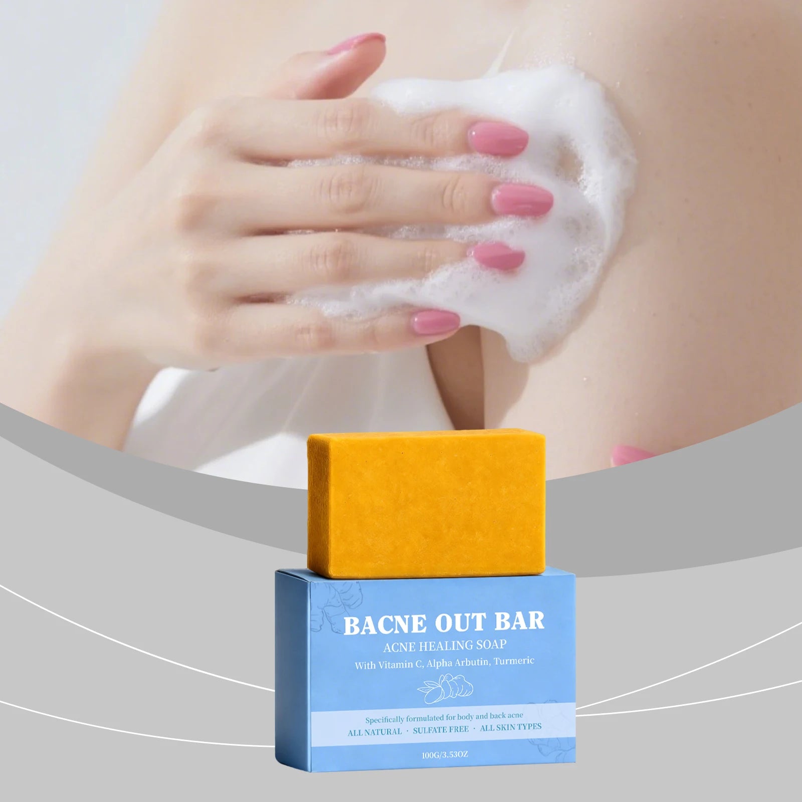 Turmeric Acne Soap – Deep Cleansing, Brightening & Dark Spots Acne Cleansing Soap Oasis Select