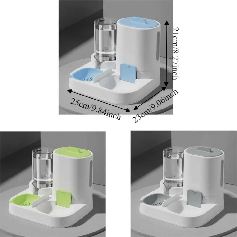 2-in-1 Automatic Dog Feeder & Water Dispenser | Large Capacity Automatic Pet Feeder Oasis Select