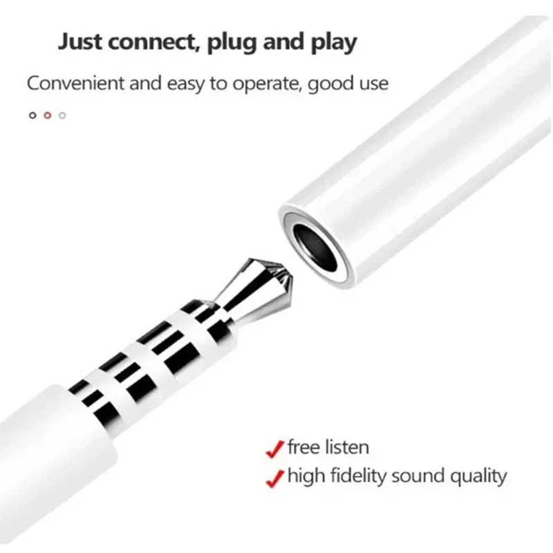 1-8pcs For Lighting Headphone Adapter for IPhone 11 12 13 14 Pro Max 12Mini SE XR X 8 7 + IOS To 3.5 Mm Jack AUX Audio Cable Oasis Select