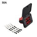 1 Set 50A 600V Twin Dual Flush Mount Bracket For Ander-Plug Connector Flush Mounts For Electric Vehicles Power Distribution Oasis Select red