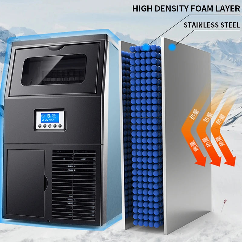 45kg/Day Commercial Ice Maker & Crusher Machine ZBS-30