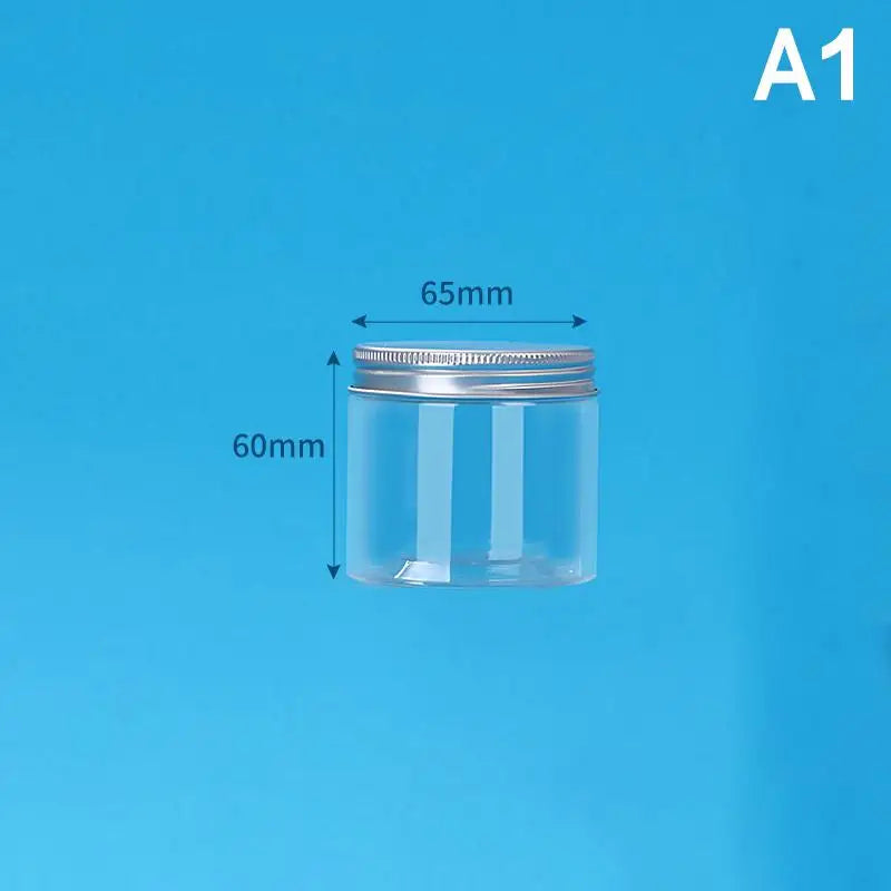 Food Grade PET Sealed Storage Jar with Aluminum Lid | 11cm