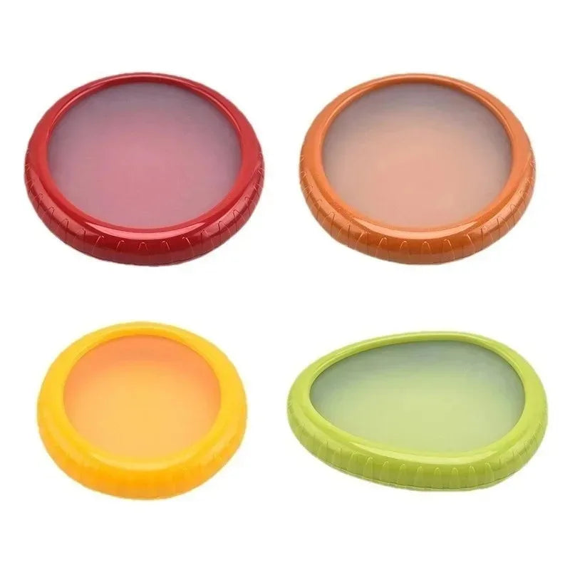 Reusable Silicone Fruit Storage Containers – 4-Pack Fridge Savers Food Storage Containers Oasis Select 4PCS