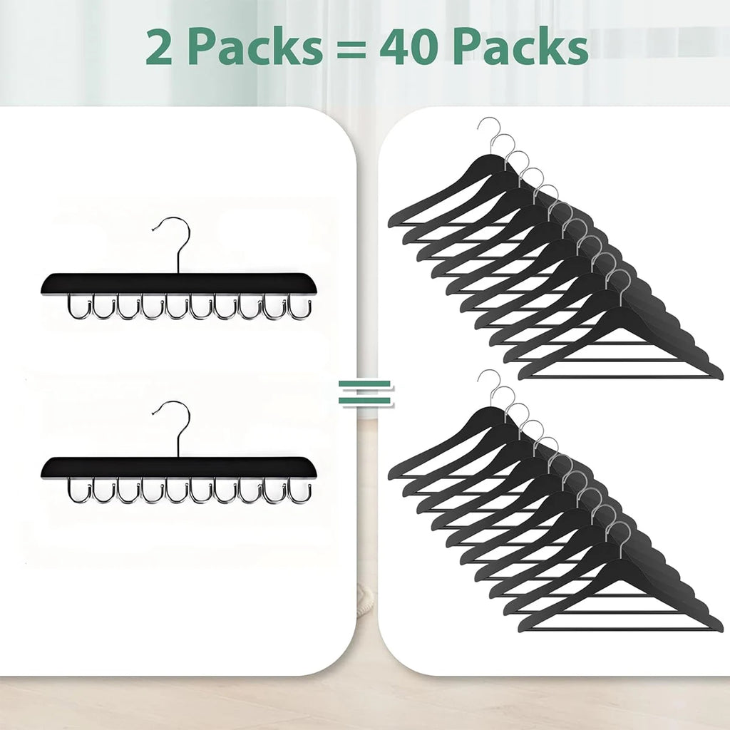 1/2pcs women's bra hanger, wooden vest organizer rack, suitable for dorms and apartments, can hang vests, hats, scarves, etc. Oasis Select