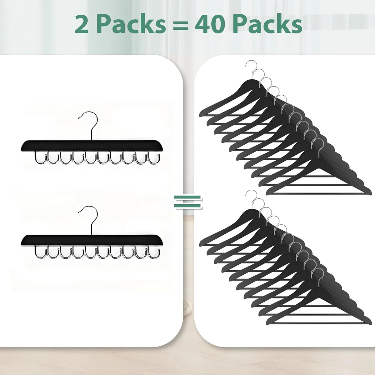 1/2pcs women's bra hanger, wooden vest organizer rack, suitable for dorms and apartments, can hang vests, hats, scarves, etc. Oasis Select