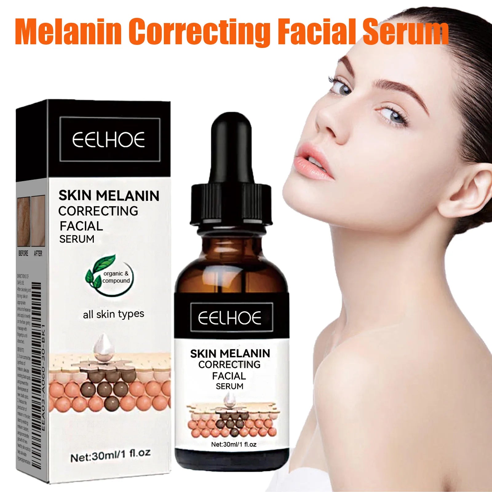 Eelhoe Niacinamide Dark Spot Serum – Fade Pigmentation 30ml Brightening Face Serum Oasis Select