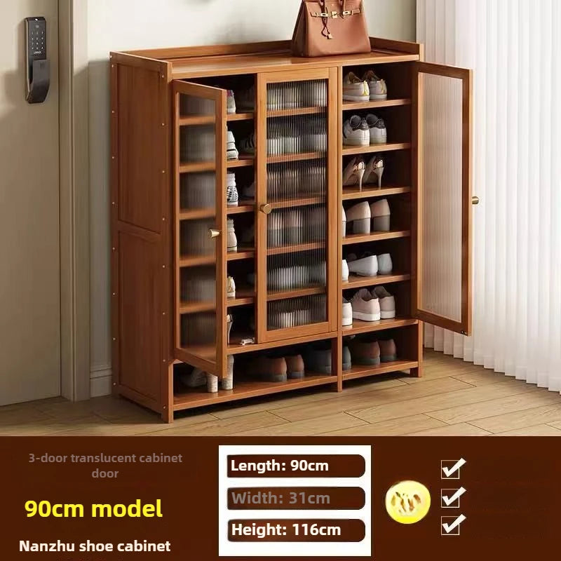 Multi-functional shoe cabinet shoe rack large capacity shoe storage rack dustproof multi-layer shelf Oasis Select Three door F