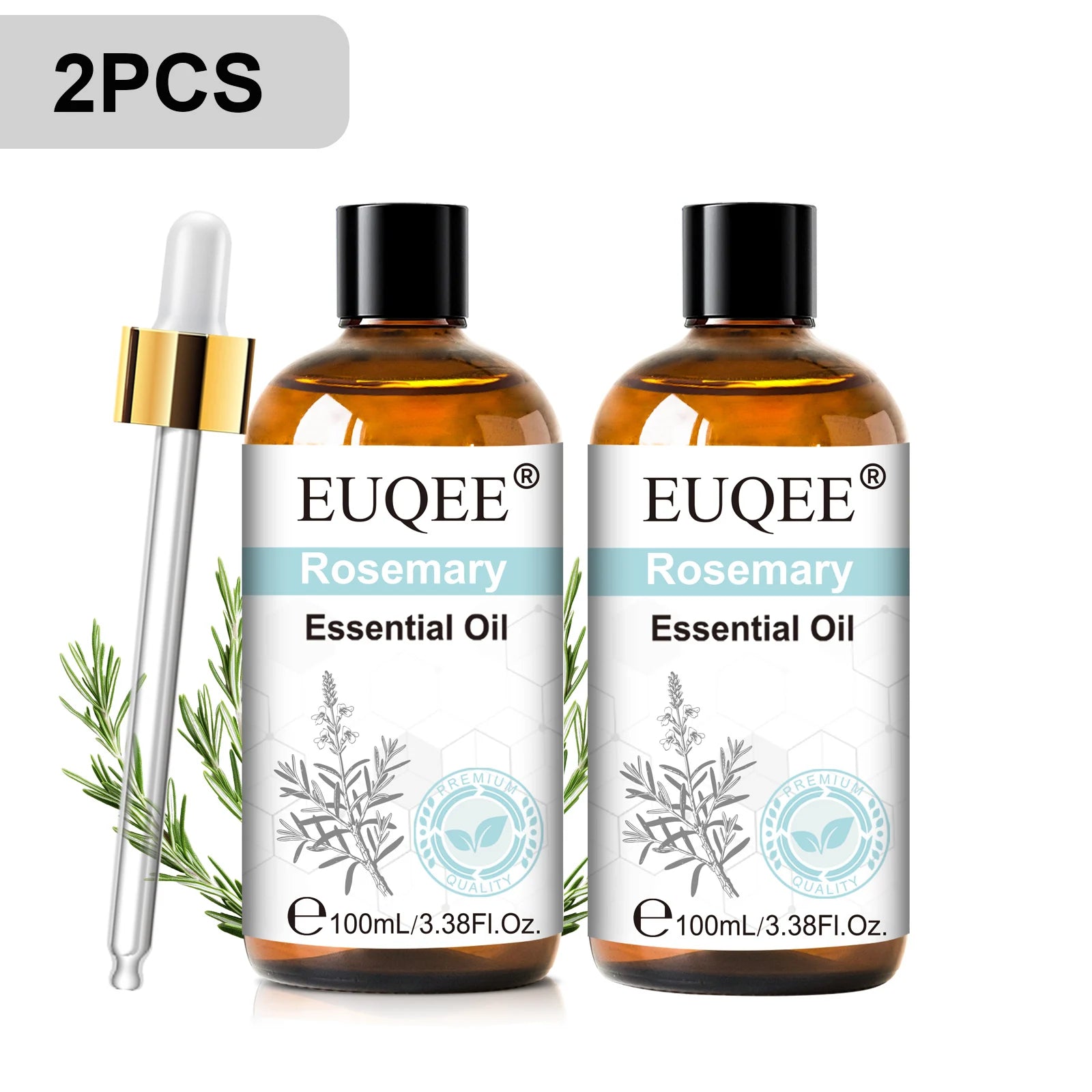 EUQEE 100ml Essential Oils – Lavender, Vanilla, Lemon & Cinnamon