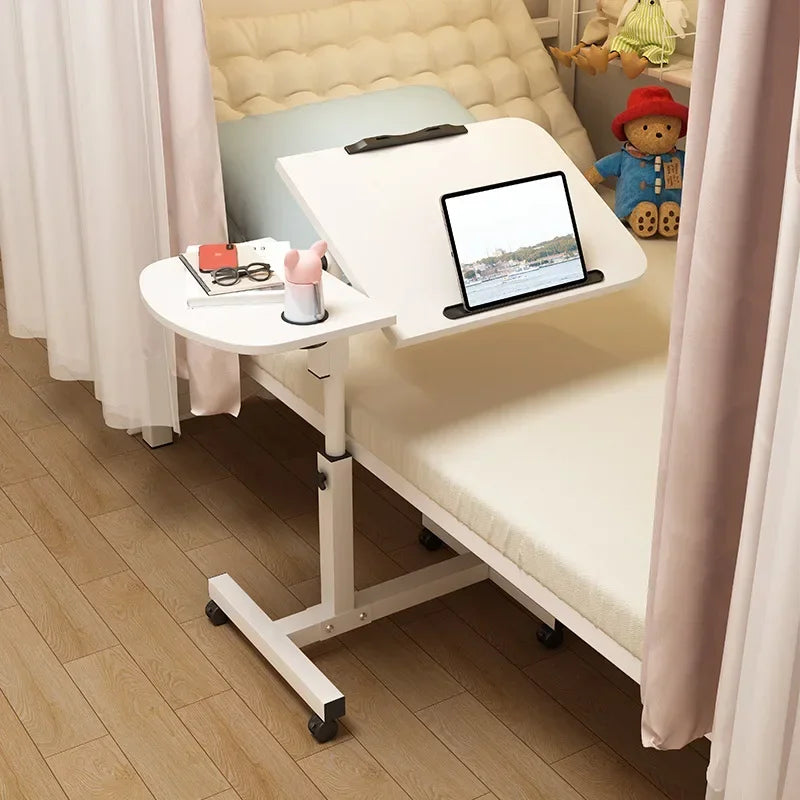 Multi-functional Standing Simple Portable Laptop Computer Desk Bed Computer Desk Floor Mobile Lift Bedside Table Durable Oasis Select