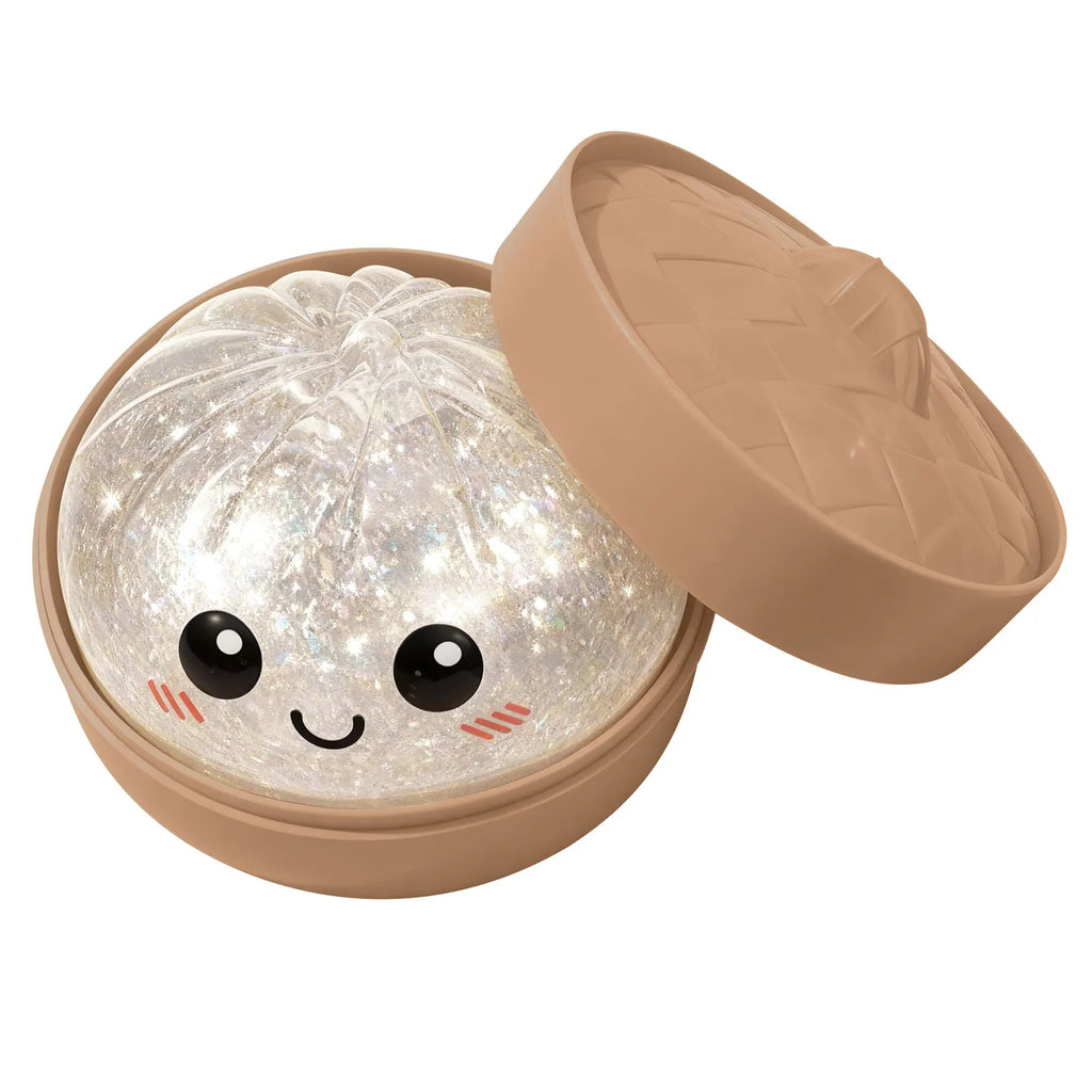 Colorful Crystal Steamed Bun Squeeze Toy Reusable Fun Stress-Relief Slow Rebound Flash Dumpling Desktop Decoration Party Gifts Oasis Select B01