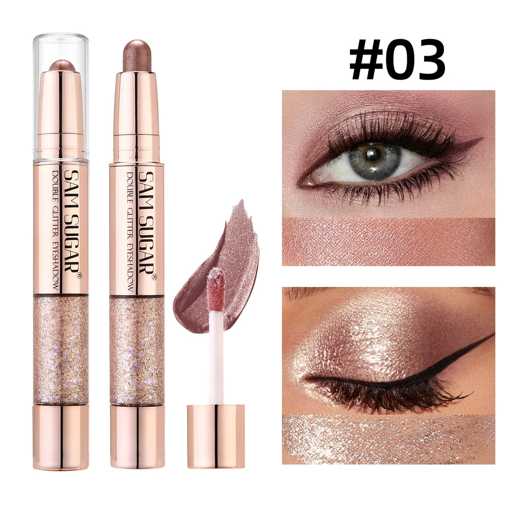 SAM SUGAR 3-in-1 Eyeshadow Stick – Glitter Highlighter & Blush