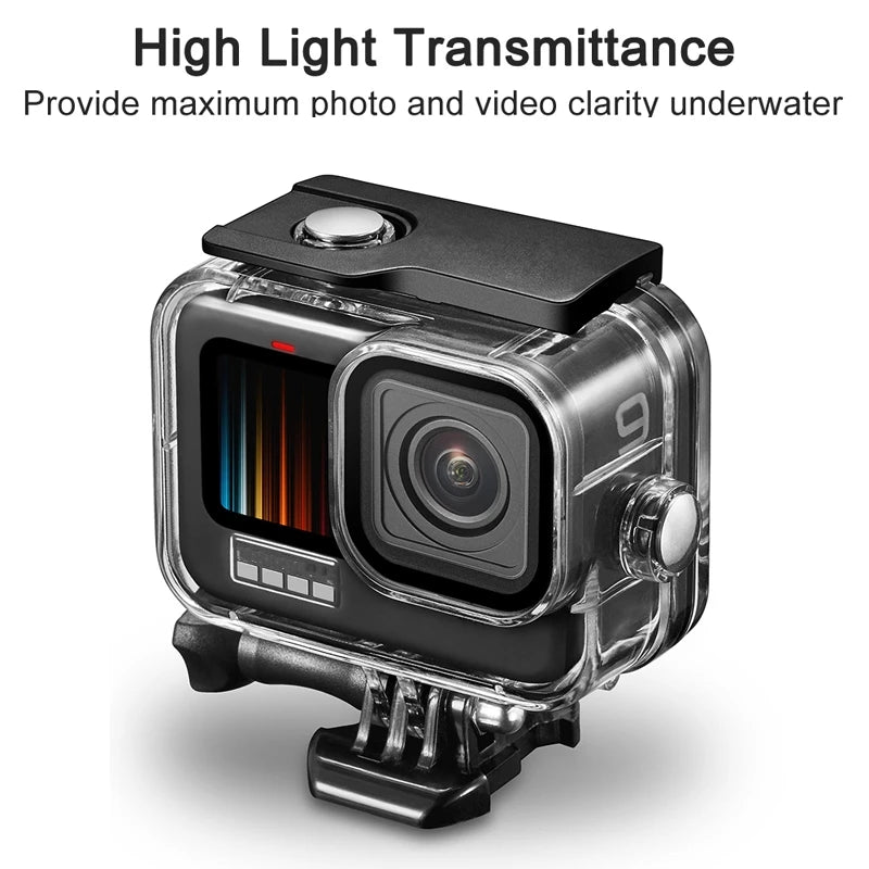 GoPro Hero 9–13 Waterproof Diving Case + Color Filters | 60m Underwater Camera Case Oasis Select