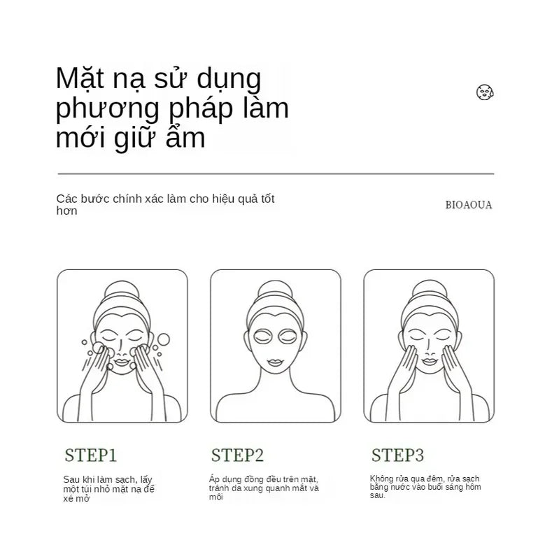 30pcs BIOAQUA Collagen Sleeping Facial Masks skincare Moisturizing Brightening Firming Face Mask Oasis Select