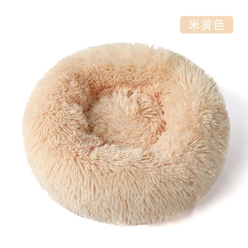 Plush Pet Bed Dogs Cats Winter Warm Long Nest Cozy Dog Mat Soft