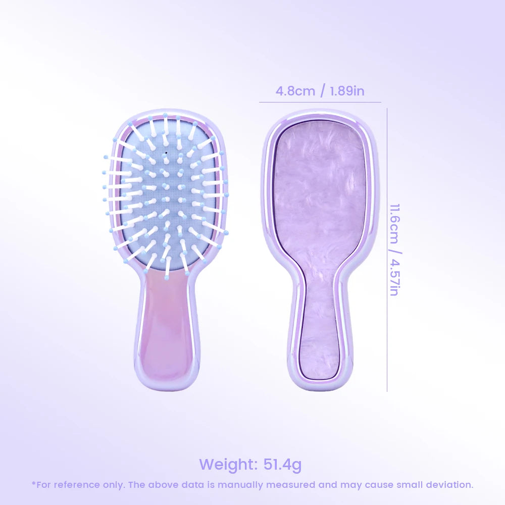 Mini Air Cushion Detangling Hair Brush – Anti-Static Massager Air Cushion Hair Brush Oasis Select