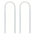 2pcs U-Shaped Acrylic Plant Climbing Frame & Support Stakes