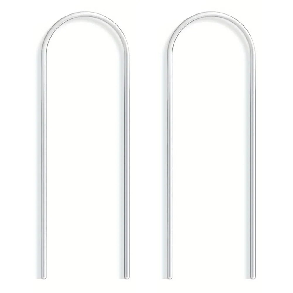 2pcs U-Shaped Acrylic Plant Climbing Frame & Support Stakes