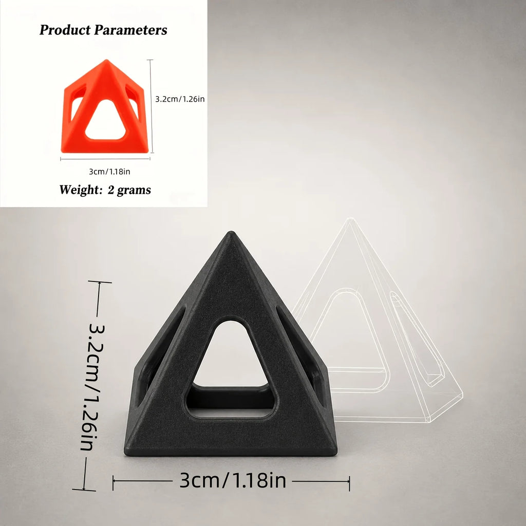 6 Pack 1.18 Inch Reusable Plastic Paint Pyramid Stands Cone Support Tripods For Paint Stain Dry Wood Furniture Cabinet Craft Wor Oasis Select