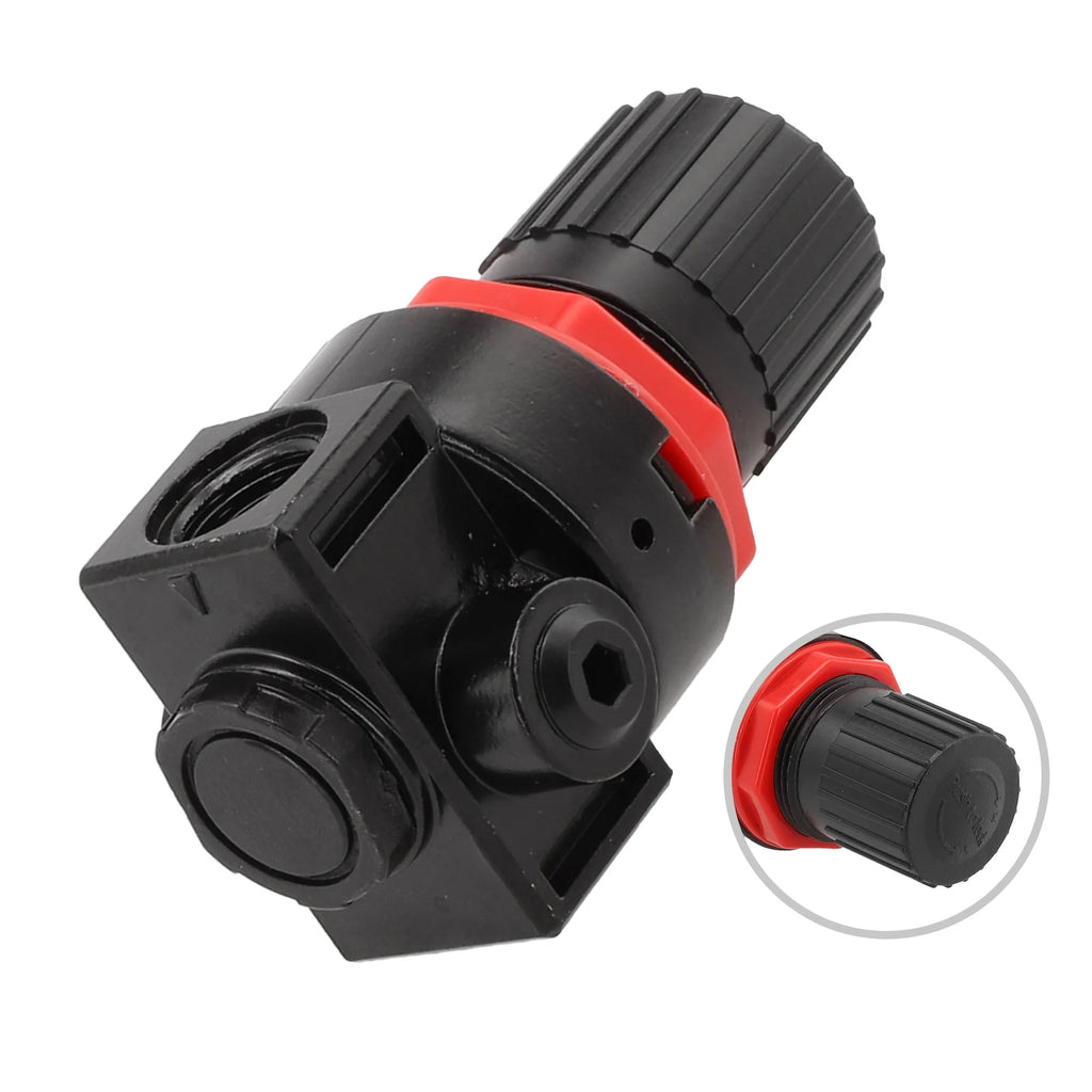 AR2000 Air Compressor Pressure Gauge Compressor Relief Regulator Regulating Valve G1/4'' Pressure Regulator Valve Gauge Fitting Oasis Select