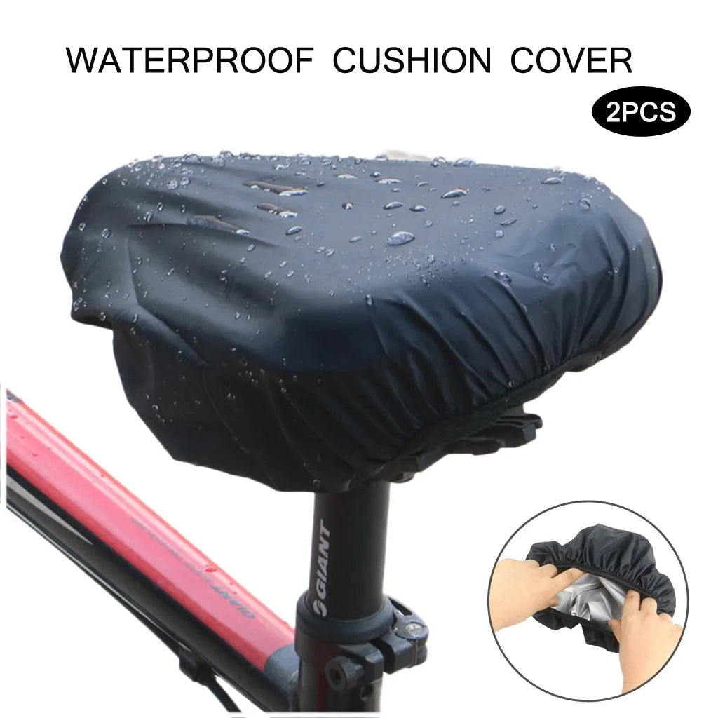 Waterproof Bike Seat Cover – Bicycle Saddle Protector 2-Pack Bike Saddle Cover Oasis Select