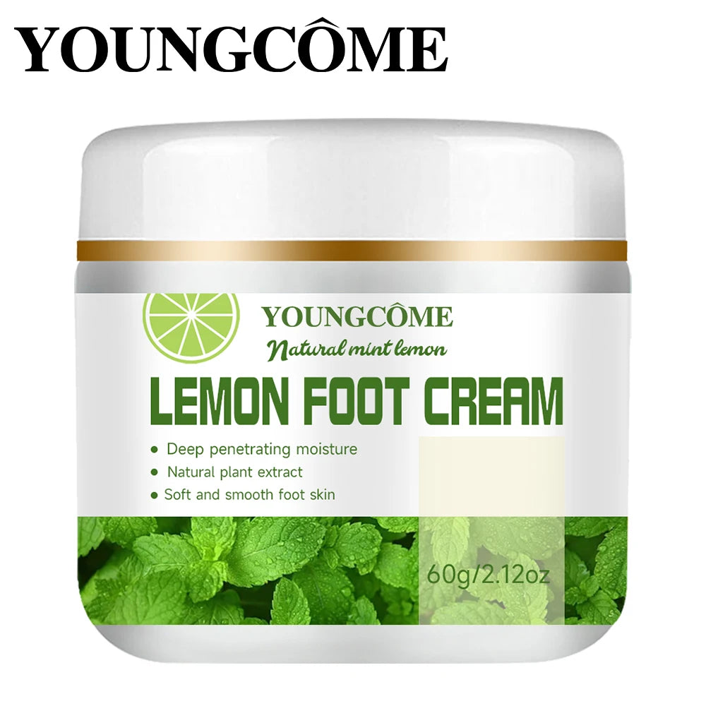 YOUNGCOME Lemon Foot Cream – Heel Repair & Moisturizer 60g
