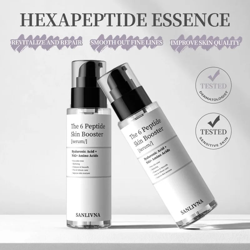 BIOAOUA 6 Peptide Collagen Facial Serum – Brighten & Hydrate