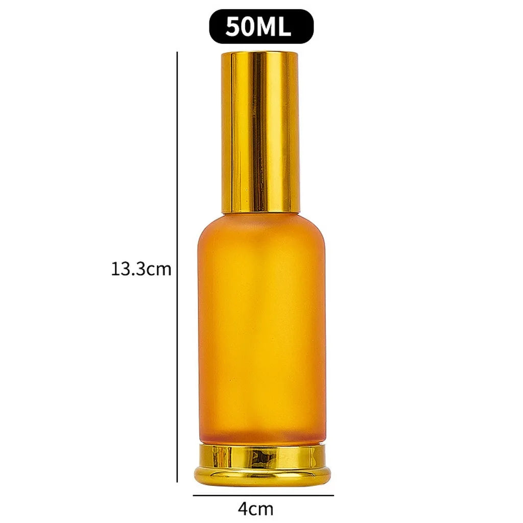 Amber Glass Refillable Atomizer Bottle – Perfume & Essential Oil