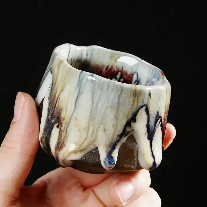 Japanese Coarse Ceramic Coffee Cup Handmade Tea Cup Kungfu Tea Cup Household Water Cup Oasis Select