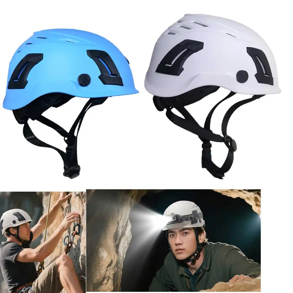 Rock Climbing Guardian Outdoor Safety Helmet With Headlamp clip for Climbing Abseiling Canyoning Mountaineering Caving Oasis Select