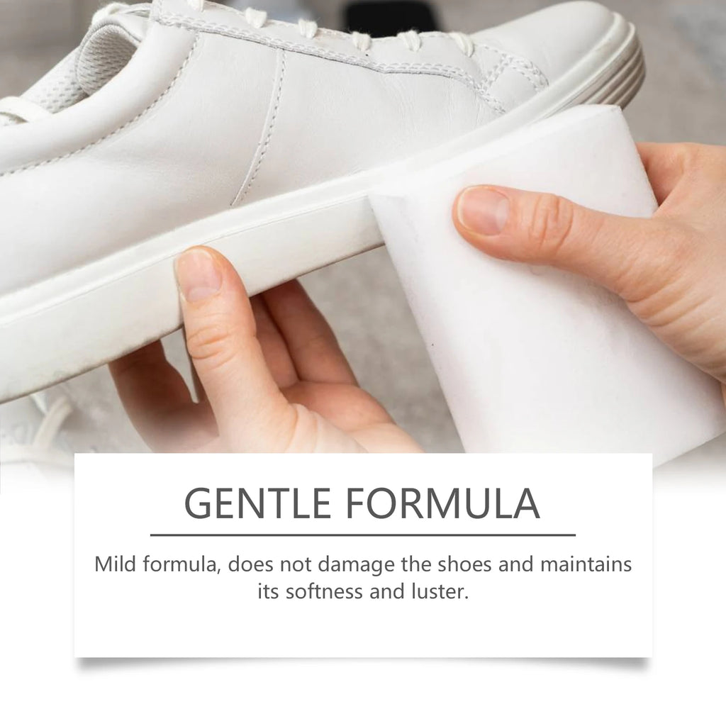 Shoe Stain Removal Foam Cleaner for White Sneakers Gentle Cleansing Remove Yellow Edge Stains Shoe Cleaning Products 120ml Oasis Select
