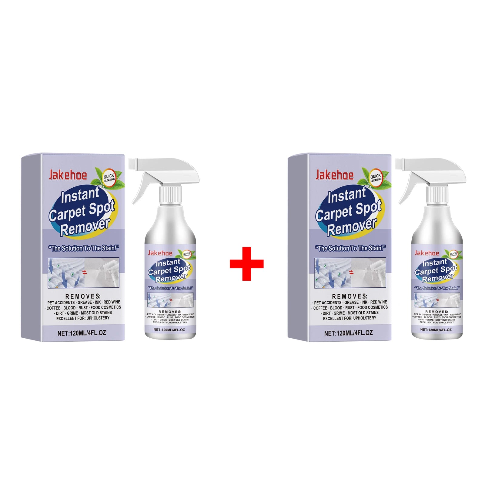 JAKEHOE Carpet Spot Remover – Stain & Odor Cleaner 120ml Carpet Stain Remover Oasis Select 2 X 120ml boxed