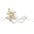 Butterfly Gradient Color Half Face Mask Lace Hollow Out Sexy Eye Mask For Women Party Cosplay Ball Masquerade Makeup Oasis Select Silver Gold