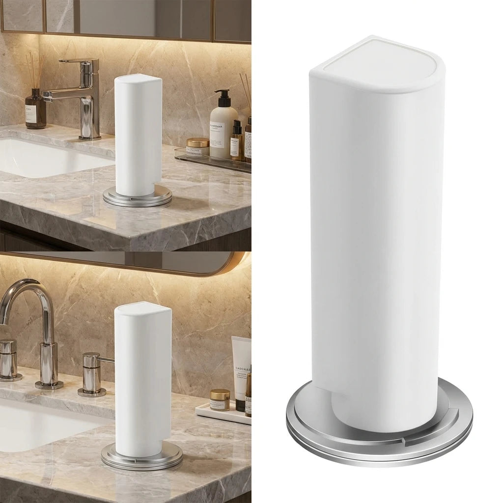Heavy Duty Magnetic Door Stopper, White Stainless Steel No Punch Door Suction Holder, Touch Door Hardware Oasis Select