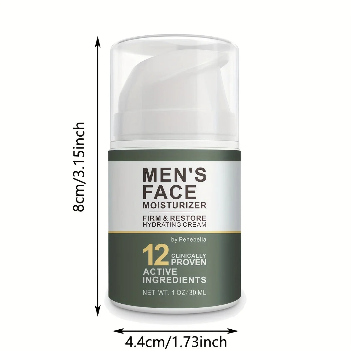 GORGIQUE Men's Face Moisturizer & Firming Neck Serum 30ml Men's Face Moisturizer Oasis Select 30ml