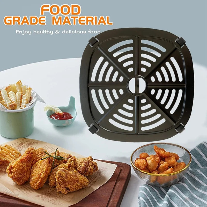 Air Fryer Grill Crisper Tray For Dash 2.6QT Tasti-Crisp Digital Air Fryer With Air Fryer Rubber Feet Oasis Select