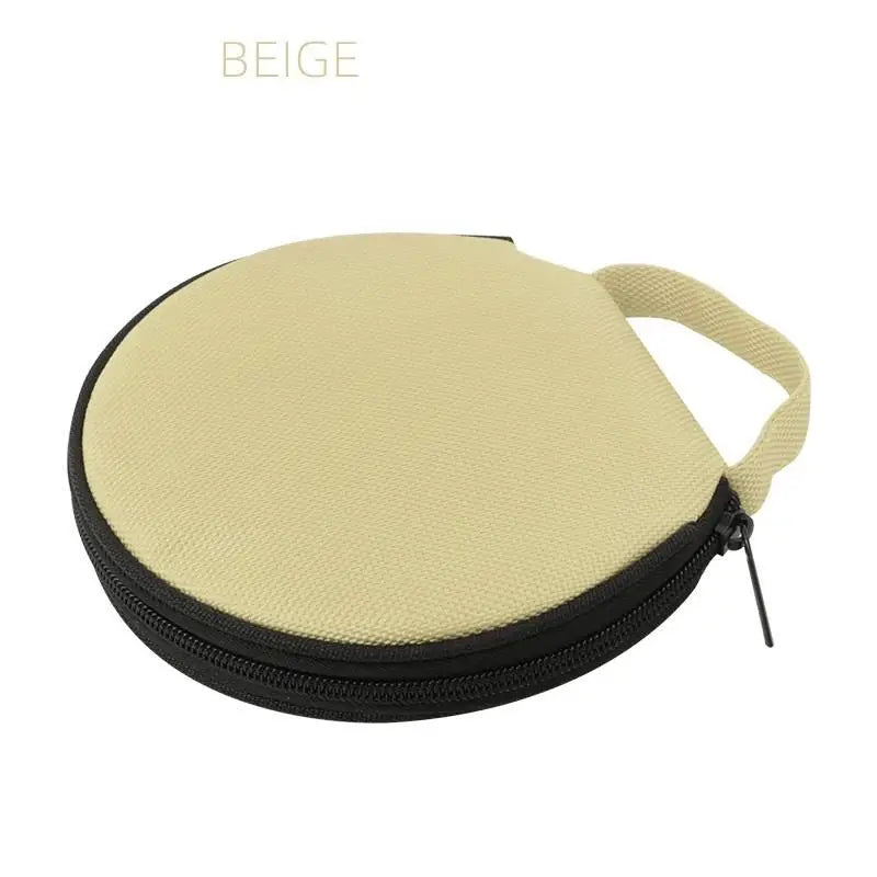 Round Oxford Cloth Zipper Storage Pouch – Travel & Home Organizer