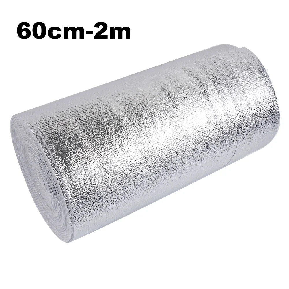 PET Aluminum Foil Radiator Reflective Thermal Insulation Film Roll Thermal Insulation Film Oasis Select 60cm-2m